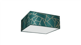 Lampa Sufitowa Ziggy Green Gold/Bottle Green 3Xe27 Mlp7575 Milagro