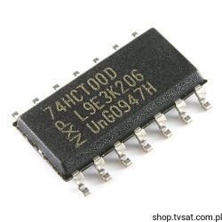 74HCT00D Quad NAND Gates SMD-SO14 NXP