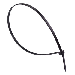 4.8mm x 370mm Black Cable Tie - Pack of 100