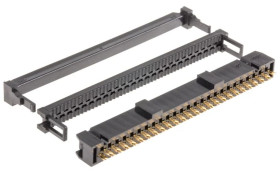 Złącze IDC 50-pinowe 2-rzędowe raster: 2.54mm Żeński Montaż na kablu Hirose