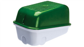 Oprawa Skośna-7041S, E27, 60W, Biała-Bakelit, Klosz Zielony-Poliwęglan, Ip54,...