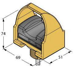 Przycisk dotykowy Turck STBVR81 W/30' 3066546 1 szt.
