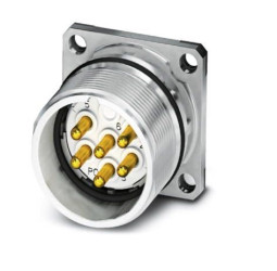 Złącze wielostykowe przemysłowe 9-pinowe M23 Montaż przedni Wtyczka Phoenix Contact