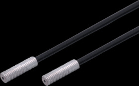 E20606, Through-beam sensor, Sensing head thread Minfrared light, Lens type standard, (28 x 21)...(