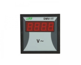 Woltomierz 1-fazowy cyfrowy 0-600V AC dokładność 1 DMV-1T
