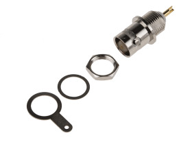 Złącze koncentryczne Montaż na panelu Żeński 50Ω typ złącza Złącze BNC 4GHz Lutowane