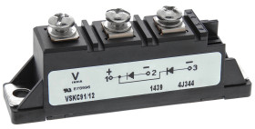Dioda TO-240AA 100A Montaż na panelu 1200V Połączenie silikonowe Wspólna katoda Prostownik odzyskowy VS-VSKC91/12