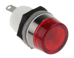 Uchwyt na żarówkę wskaźnika, oprawa: Montaż na panelu, śr.: 14.7mm