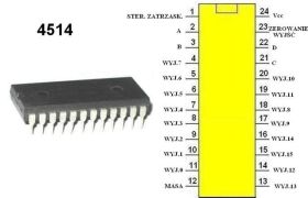 Układ scalony 4514smd