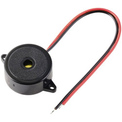 TRU COMPONENTS TC-10475816 Piezo buzzer 85dB 12V DC Continuous sound transducer