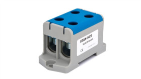 Złączka Szynowa Gwintowa Al/Cu 2X95mm2 Niebieska Wlz-35P/2X95n