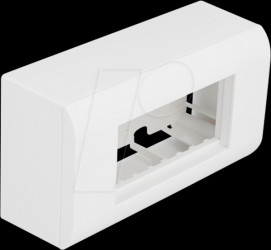 81333 Surface mount housing for Easy 45 modules 152 x 82 mm, white