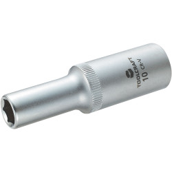 Toolcraft 1/2&quot; Drive Long Reach Socket 10mm