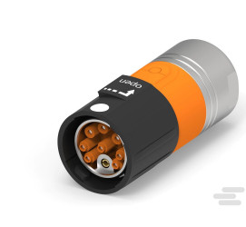 Złącze wielostykowe przemysłowe 3-pinowe M15 Montaż na kablu Wtyczka TE Connectivity