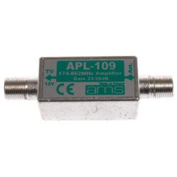 Wzmacniacz ant. APL-109e 27/29dB ekranowany