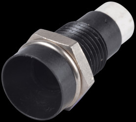 SMU1089 Installation socket, 5 mm, internal reflector, black