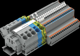 821-111 TOPJOB®S main distributor set, RCD/circuit breaker with pusher