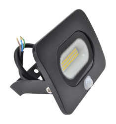 Lampa premium LED 20W 1600lm 4000K z czujnikiem czarna Tracon