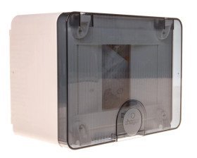 Rozdzielnica modułowa 1x4 natynkowa IP40 (drzwi transparentne) Golf VS104TD