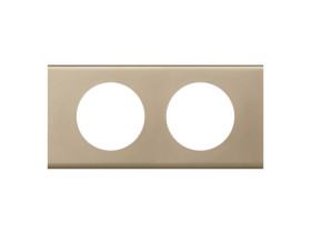 CELIANE Ramka nikiel aksamitny podwójna pozioma/pionowa 069112 LEGRAND