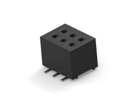 Gniazdo PCB 6 -pinowe 2 -rzędowe raster: 1mm Gniazdo PCB Pionowy Montaż na płytce