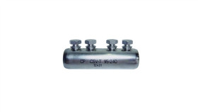 Złączka Śrubowa Al-Cu, Z Przegrodą, Cynowana, Do 1Kv, Csv-T 50-150, 267708