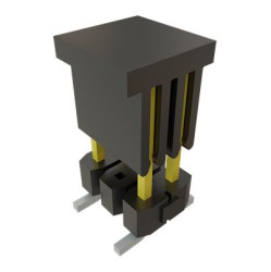 Listwa stykowa PCB 6-pinowe TSM raster: 2.54 mm 6° 2-rzędowe Samtec Powierzchnia475 V Bez osłony