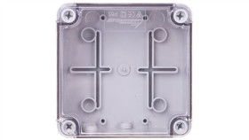 Obudowa 108X108x56mm Ip65 Z Płytą Montażową Oh-1A.2 Hermet Box 29.12