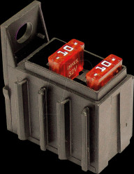 H7210 Car fuse holder, miniOTO, PB GF 20, 4 positions