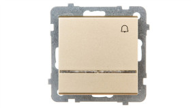 Sonata Przycisk /Dzwonek/ Z Podświetleniem Szampański Złoty Łp-6Rs/M/39