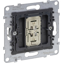 Legrand 765049 Seano Black Push-button Dimmer with Short-circuit Protection