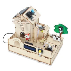 Zestaw edukacyjny TSCINBUNY Smart Farm ESP32 IoT Zasilany energią słoneczną model rolniczy DIY Automatyczny system nawadniania i