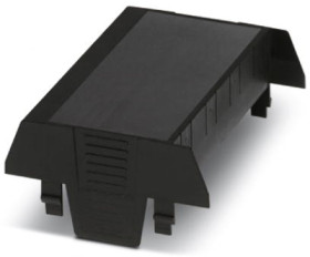 Upper part of housing, ABS/PC, (W x H x D) 90.1 x 75.27 x 36.95 mm, black, for enclosure, 1069924
