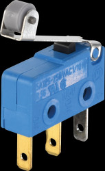 01050.6702-00 Roller lever microswitch, 1 CO, 0.6 N