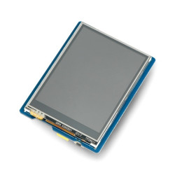 Wyświetlacz dotykowy LCD TFT Rev 2.1 2,8'' 320x240px SPI z czytnikiem microSD - Shield dla Arduino - Waveshare 10684
