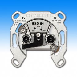 Kathrein ESD 64 BK-Durchgangssdose 2fach, 8 dB