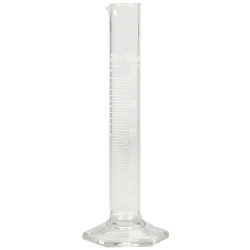 Simax Hexagonal Base Cylinder Class B 25ml Single