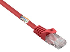 kabel LAN Renkforce RF-5043840, 1 szt., RJ45, CAT 5e, U/UTP, 1.00 m, czerwony