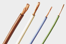 TPE-switching strand, highly flexible, Cableline, 0.5 mm², 129 x 0.07 mm, red, outer Ø 2.3 mm, 60.7763-10022