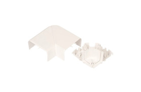 Naroże kanału płaskie regulowane DLP 50x105 białe 010785