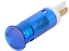 Signal light, 24 V (DC), blue, 1.6 cd, Mounting Ø 10 mm, LED number: 1, QS101XXB24