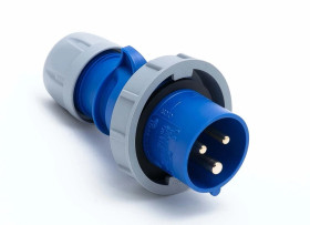 Wtyczka przenośna 16A 3P 230V niebieska IP67 SHARK 0132-6