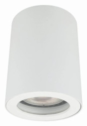 Tuba natynkowa klasyczna na GU10 Faro biała do łazienki IP65 LP-6510/1SM WH Light Prestige