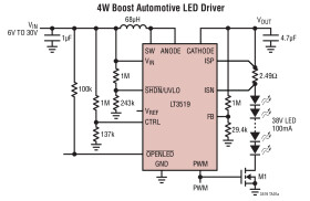 LED Driver with Integrated Schottky Diode