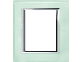 AXOLUTE Ramka 1 pojedyncza prostokątna 3+3 moduły krystaliczne szkło HA4826VKA LEGRAND
