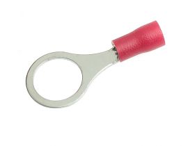 Konektor oczkowy izolowany M10 czerwony (10szt)