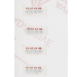 Pasek temperaturowy maksymalna czułość 40°C minimalna czułość 88°C odwracalność Nie 4 x 11mm