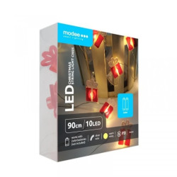 Lampki prezenty BAT modee 0,9m WARM 10LED ML-C3025