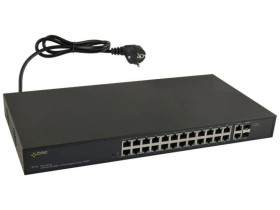 Switch PoE 24xPoE + 4xUplink 10/100/1000 Mbps, 720W -do kamer