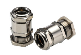 Dławnica kablowa gwint M20 mosiężna min. średnica kabla 8.5mm max. średnica kabla 10.8mm +80°C IP68